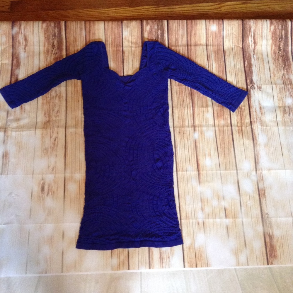 Purple bodycon  mini dress